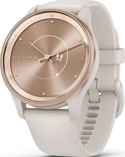 Garmin Vívomove Trend Peach Gold / Ivory Band | Hodinky-365.cz