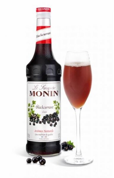 Monin Černý rybíz/Blackcurrant sirup 0,7 L