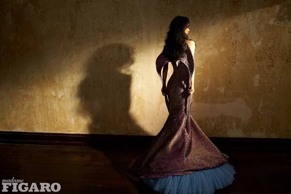 Zhao Liying in Julien Fournié in Madame Figaro China