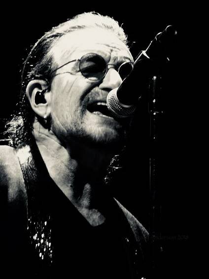 Bono Black and White U2 eiTour Las Vegas May 11 2018