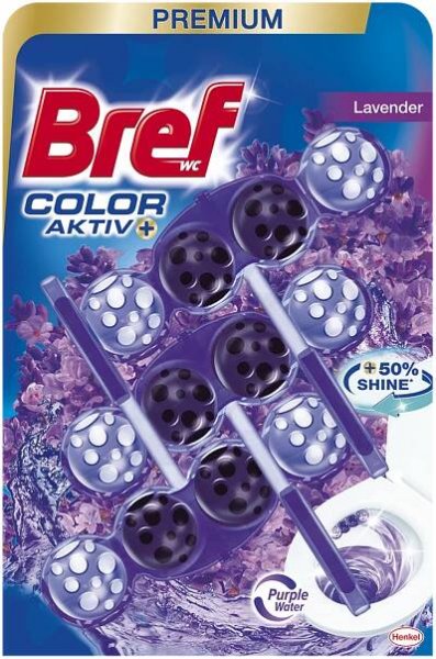 WC BREF Color Aktiv 3 x 50 g Lavender 79 Kč