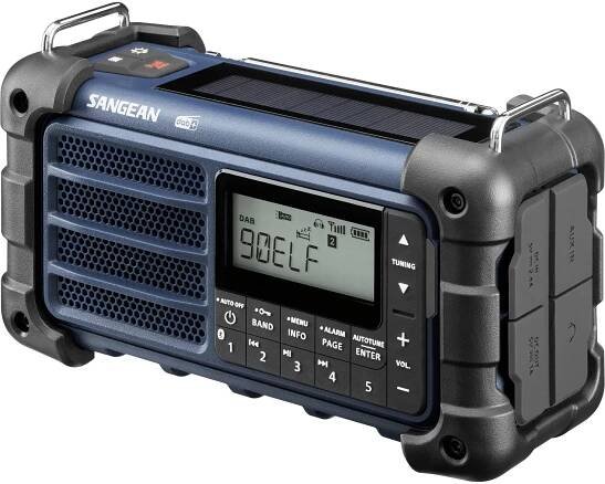 Sangean MMR-99 A500480 outdoorové rádio, DAB+, DAB, FM, nouzové rádio, Bluetooth, Solární panel, voděodolné, prachotěsné