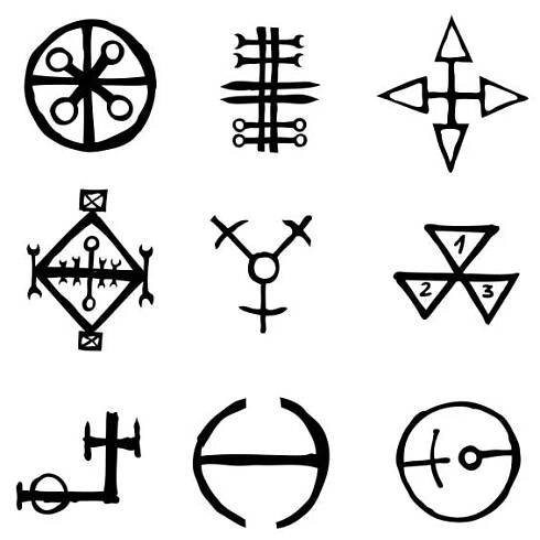 sada alchymistických symbolů izolovaných na bílém pozadí. ručně kreslené a psané prvky pro návrh značek. inspirace mystickým, esoterickým, okultním tématem. vektor. - illuminati signs and symbols stock ilustrace