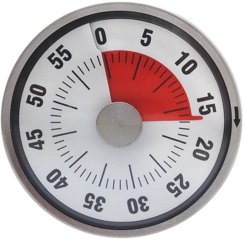 NAUTIK mechanischer Kurzzeitwecker