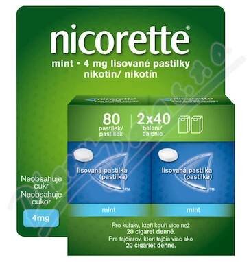 Nicorette Mint 4mg pas.cmp.2x40