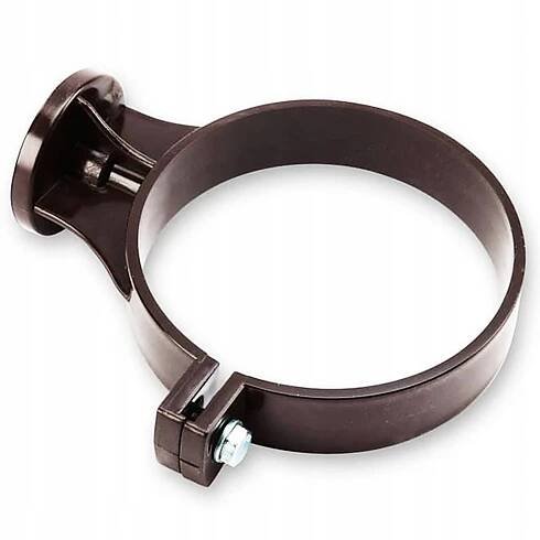 PVC objímka svodove roury 80 mm GALECO PVC tmavě hnědá RAL 8019