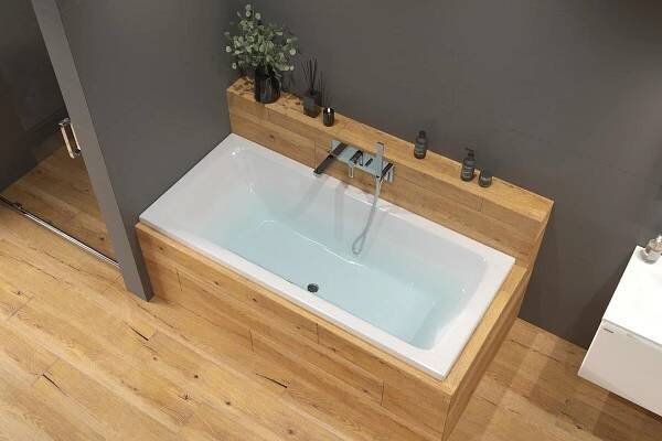 Obdélníková vana Laguna Nora Plus 180x80 cm akrylát levá i pravá NO1800PLUS