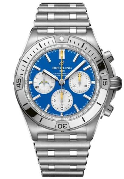 Chronomat B01 42 NFL Los Angeles Chargers Edition, reference AB01342B1C8A1. Link to product details.