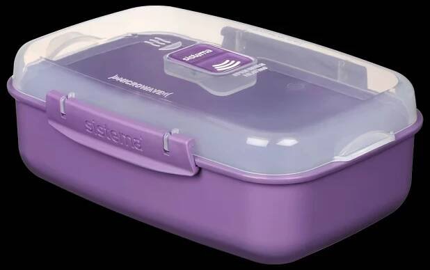 Sistema Box do mikrovlnky Rectangle Microwave 1,25l, fialová
