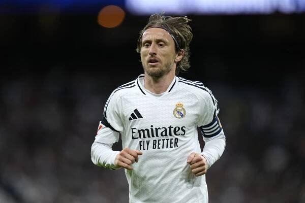 Luka Modric of Real Madrid during a match.