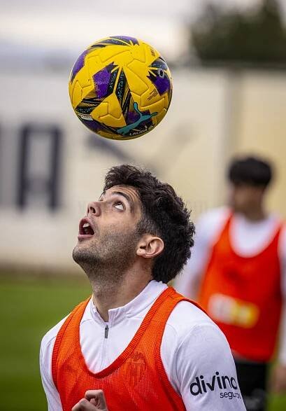 PICTURES FROM VALENCIA CF TRAINING SESSION 13/03/2025 - Valencia CF