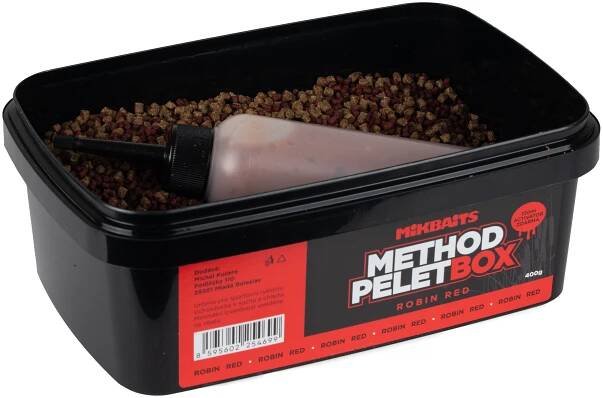 Mikbaits Method Pelet Box Robin Red 400 g + Activator 120 ml