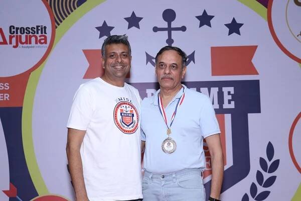 Runner - Up Table Tennis above 45 -Atul Mani Sharma from Indian Register of Shipping