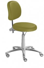 LZ 55 G - N židle laboratorní, výška sezení 47-60 cm, SILVERTEX - koženka olivová 30513