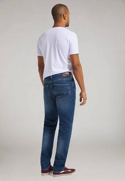 Pánské džíny MUSTANG Oregon Tapered K modré | EXE JEANS | Specialisté na džíny Mustang, Cross, Mavi a další