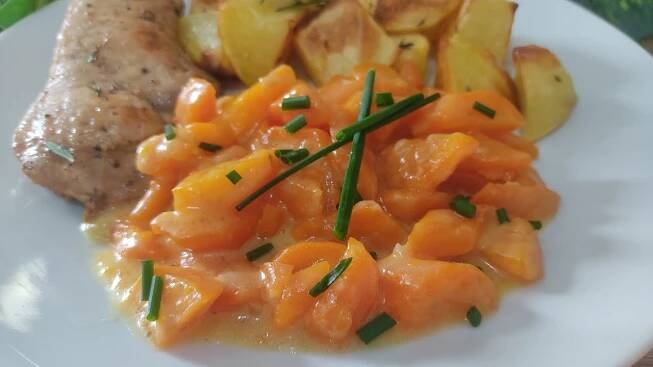 Dušená mrkev ze školky #food #jídlo # mrkev