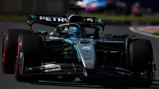 Pole position na Velkou cenu Kanady 2025 získal George Russell