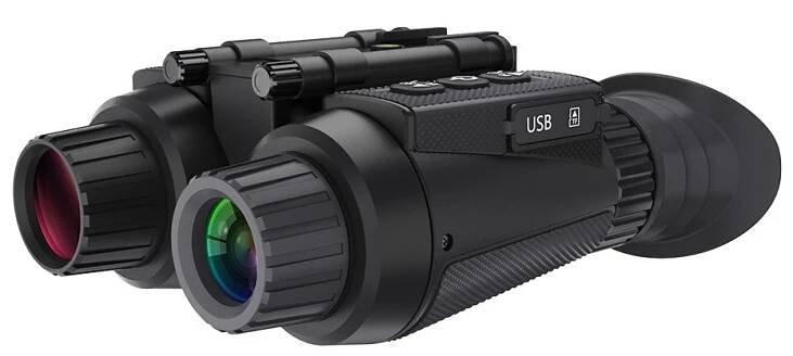 Naked Eye 3D Nachtsichtbrille Kopf montiert 2,0MP Sternenlichtsensor 4K 36MP Dual 1,4 Zoll Bildschirme 8X Digital Zoom Digital