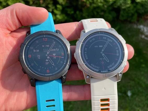 Srovnání: Hodinky Epix Pro 51 mm vs. Fénix 7X Pro: Design, hmotnost, AMOLED vs. transreflexní MIP (1.)