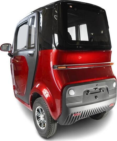 Eroute e-Auto 25 elektrická tříkolka červená