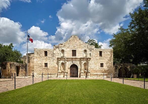 The Alamo Church and Long Barrack - Hutson Gallagher