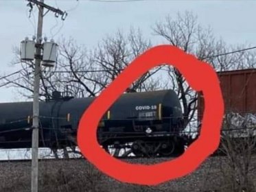 Is This Train Car Carrying 'COVID-19'?