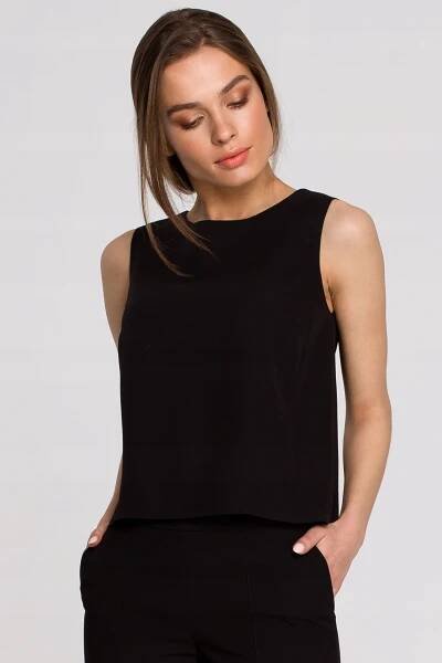 Dámská halenka Stylove Crop top Style S257 černý EU velikost: M