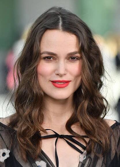 Keira Knightley attends the Chanel Cruise Collection 2020 : Photocall At Grand Palais on May 03, 2019 in Paris, France