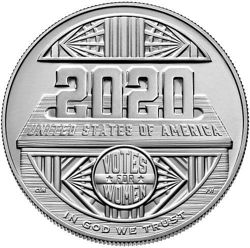 Women's Suffrage Centennial Silver Dollar