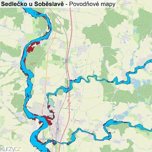Sedlečko u Soběslavě - mapy | Kurzy.cz
