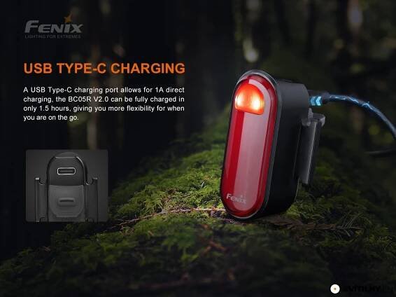 Fenix BC05R V2.0 zadní černá