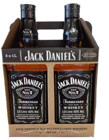 Jack Daniel's No.7 2×1l 40% odnoska