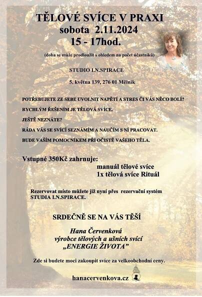 Semináře s Hanou Červenkovou