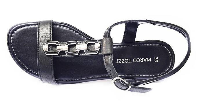 Dámské sandály MARCO TOZZI 28151-22 černé LETNÍ vel. 37