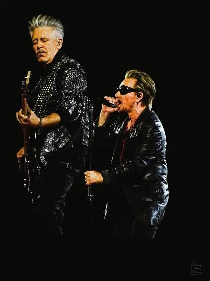 Bono and Adam Clayton Fly U2:UV Achtung Baby at the Sphere Las Vegas March 1, 2024. 