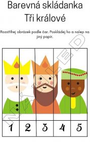 Tři králové - pracovní listy | Inspirace (nejen) do školky