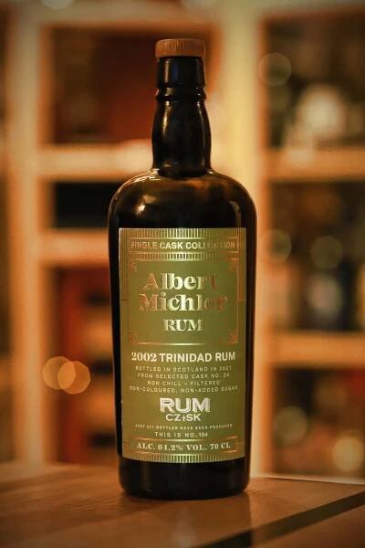 Recenze Albert Michler Single Cask 2002 Trinidad 18y plnění pro Rum CZ SK (recenze)