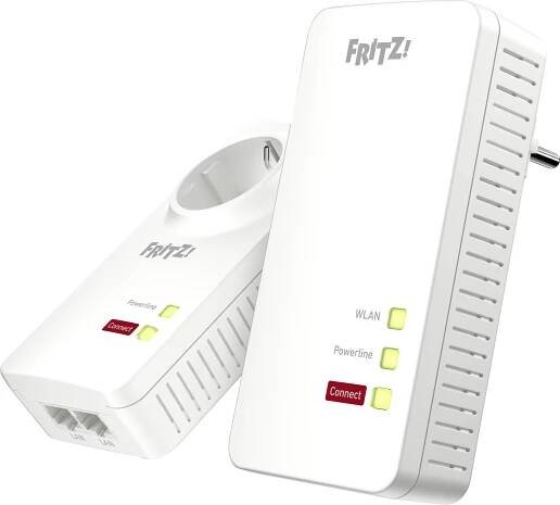 AVM FRITZ!Powerline 1260 WLAN Set Wi-Fi Network Kit Powerline 20002795 1200 MBit/s