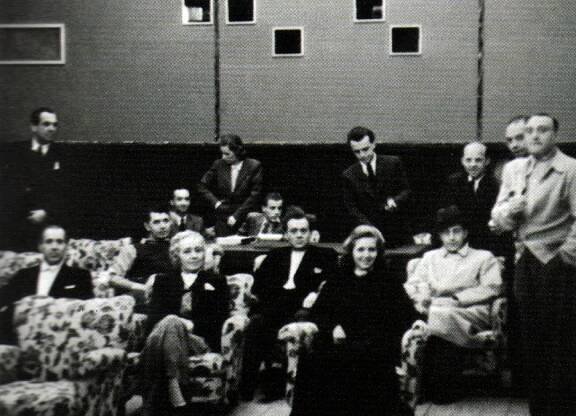Růžena Šlemrová, Oldřich Nový - Rozpustilá noc - Z natáčení