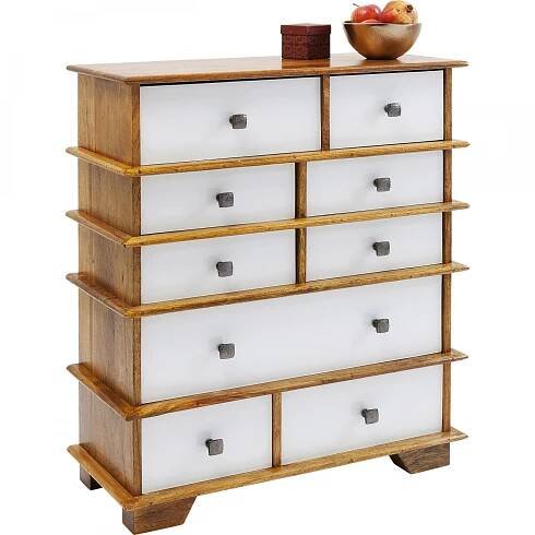 Prádelník Fuji White - 9 zásuvek | KARE Design