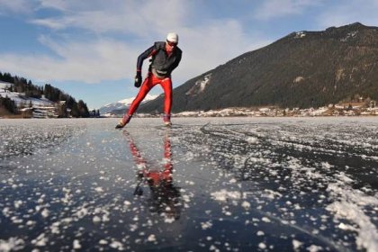 Eislaufen auf Seen in Kärnten