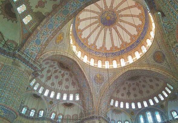 modry mesita, Istanbul, mozaika, mesita sultana Ahmeda