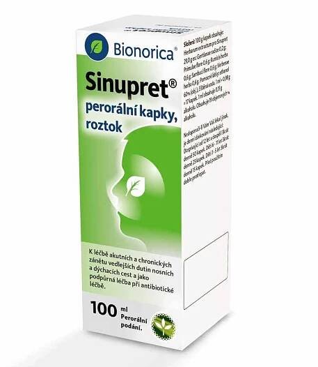 Sinupret kapky 100ml perorální roztok