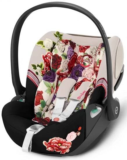 CYBEX Rám Priam 4.0, Seat Pack, Lux Carry Cot + Cloud T i-Size Spring Blossom 