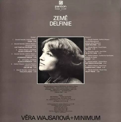 LP - Věra Wajsarová + Minimum ‎– Země Delfinie (Panton ‎– 8113 0498, 1984) - Jihočeské antikvariáty