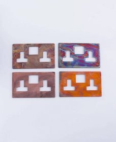 tarnished copper switch plate variations