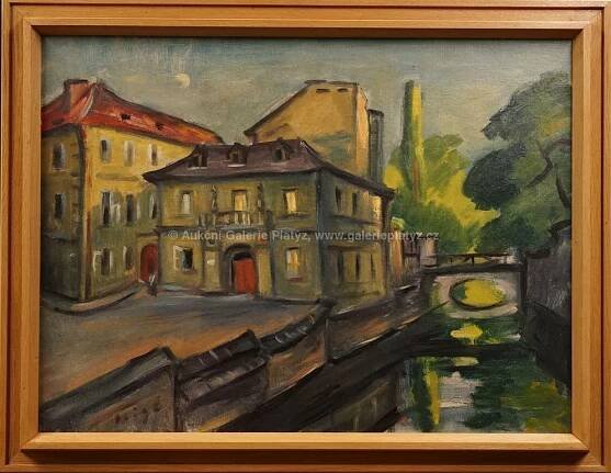 Bedřich Feigl - Dům Jiřího Trnky na Kampě - Aukční Galerie Platýz