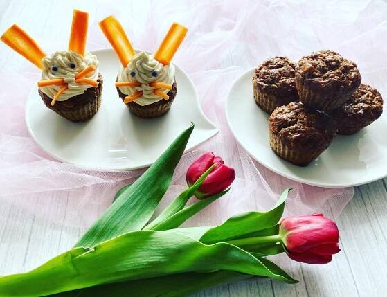 Mrkvové muffiny - Máma v zástěře