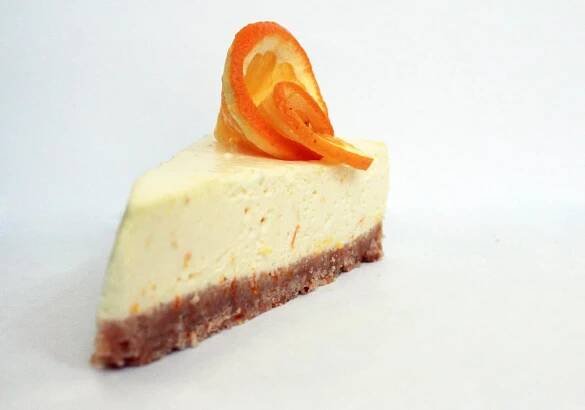 Dýňový pečený cheesecake s pomerančovou kůrou