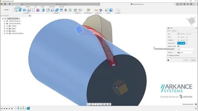 Fusion 360 - Modelování a frézování šroubovice